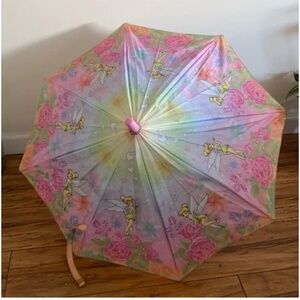 🪞 Tinker bell fairy printed standard size push open umbrella